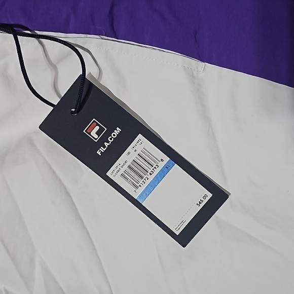 Fila Red White Blue Purple Shorts XL NWT - Picture 2 of 6